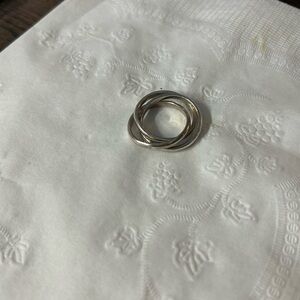 Sterling Silver Interlocking Rings